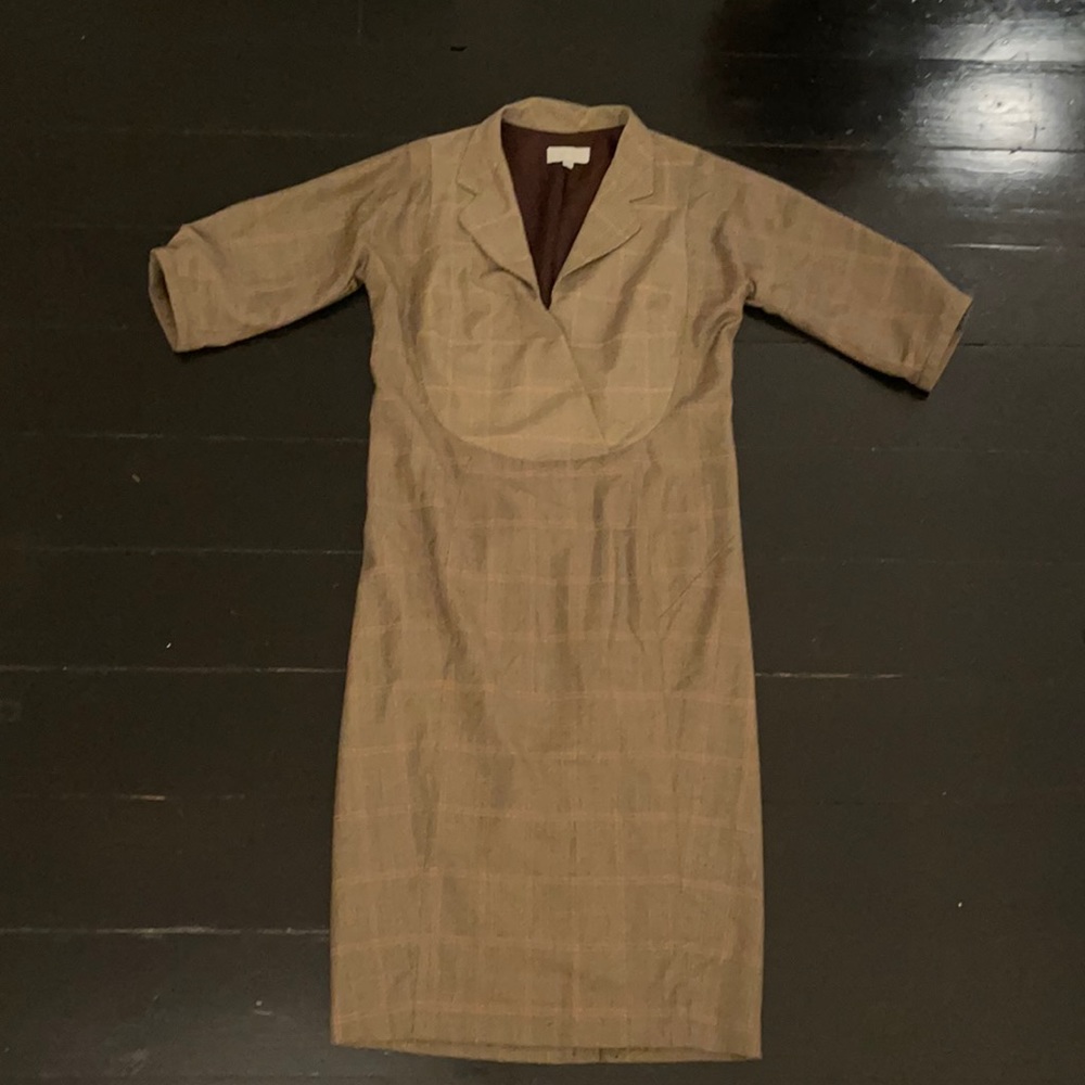 Agnes B School Plaid Dress S/M